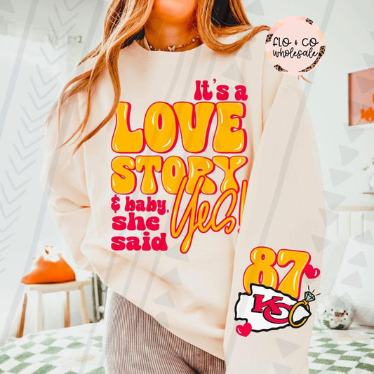It's A Love Story Baby She Said Yes