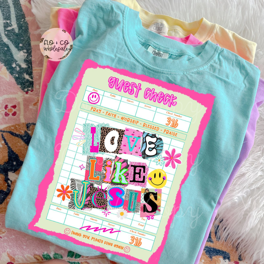 Love Like Jesus - Guest Check